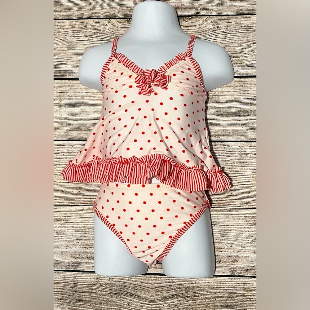 Polka Dots Baby Two Pieces Swimsuit 12M